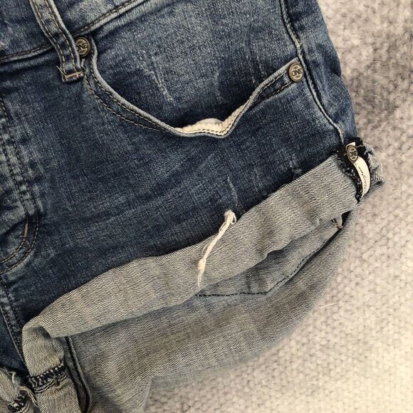 ONE TEASPOON Bandit Distressed Cut Off Jean Shorts Size 26 - Picture 5 of 14